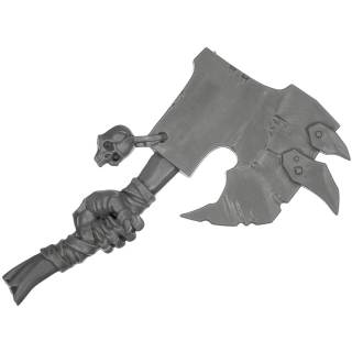 Warhammer AoS Bitz: Orruk Warclans - Brutes - Waffe D8 - Brute Choppa, Links