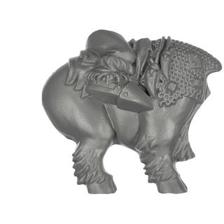 Warhammer ToW Bitz: Orcs & Goblins - Warboss - Torso D2 - Wildschwein, Rechts