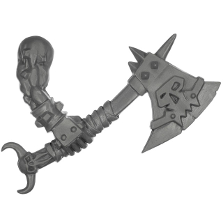 Warhammer ToW Bitz: Orcs & Goblins - Warboss - Weapon B - Choppa, Right