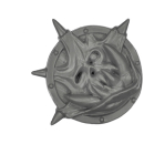 Warhammer ToW Bitz: Orcs & Goblins - Warboss - Waffe E1 - Schild