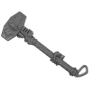 Warhammer 40k Bitz: Space Wolves - Wulfen - Weapon C4 - Thunder Hammer, Right